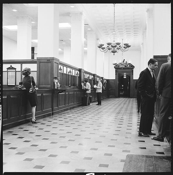 [489 Views and Studies of Brown Brothers Harriman & Company Bankers, Their Offices, and Employees at Work, and Related Views of Partners' Residences, Commissioned by Doubleday & Company for "Partners in Banking", Published 1968], Walker Evans (American, St. Louis, Missouri 1903–1975 New Haven, Connecticut), Film negative