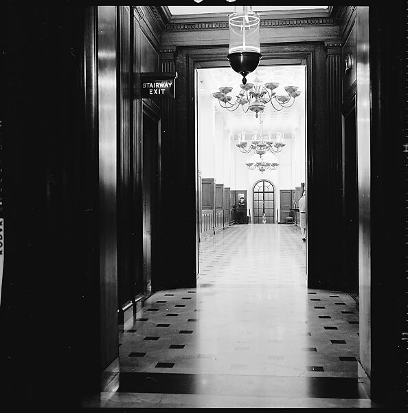 [489 Views and Studies of Brown Brothers Harriman & Company Bankers, Their Offices, and Employees at Work, and Related Views of Partners' Residences, Commissioned by Doubleday & Company for "Partners in Banking", Published 1968], Walker Evans (American, St. Louis, Missouri 1903–1975 New Haven, Connecticut), Film negative