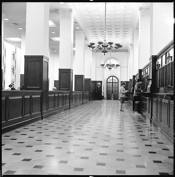 [489 Views and Studies of Brown Brothers Harriman & Company Bankers, Their Offices, and Employees at Work, and Related Views of Partners' Residences, Commissioned by Doubleday & Company for "Partners in Banking", Published 1968], Walker Evans (American, St. Louis, Missouri 1903–1975 New Haven, Connecticut), Film negative