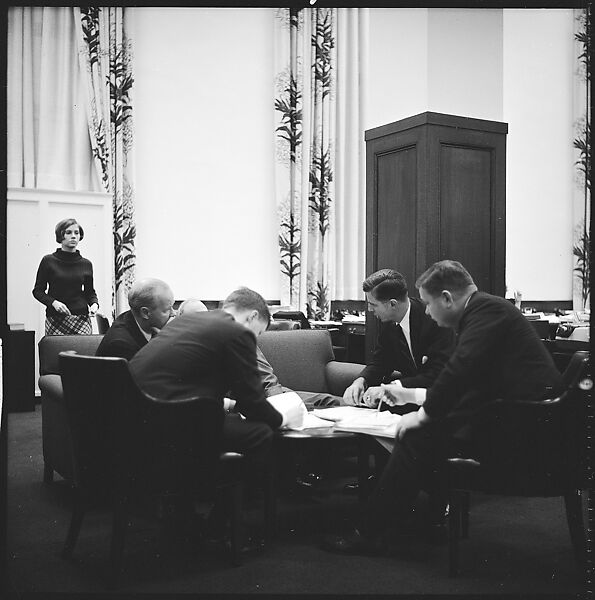 [489 Views and Studies of Brown Brothers Harriman & Company Bankers, Their Offices, and Employees at Work, and Related Views of Partners' Residences, Commissioned by Doubleday & Company for "Partners in Banking", Published 1968], Walker Evans (American, St. Louis, Missouri 1903–1975 New Haven, Connecticut), Film negative