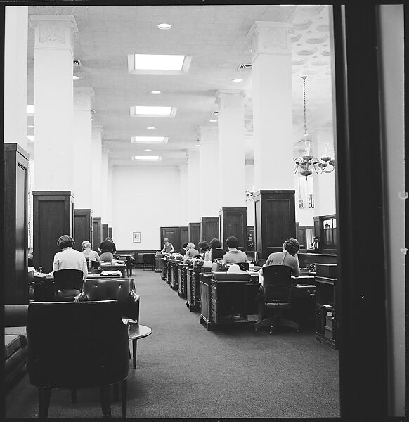 [489 Views and Studies of Brown Brothers Harriman & Company Bankers, Their Offices, and Employees at Work, and Related Views of Partners' Residences, Commissioned by Doubleday & Company for "Partners in Banking", Published 1968], Walker Evans (American, St. Louis, Missouri 1903–1975 New Haven, Connecticut), Film negative