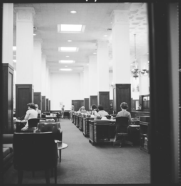 [489 Views and Studies of Brown Brothers Harriman & Company Bankers, Their Offices, and Employees at Work, and Related Views of Partners' Residences, Commissioned by Doubleday & Company for "Partners in Banking", Published 1968], Walker Evans (American, St. Louis, Missouri 1903–1975 New Haven, Connecticut), Film negative