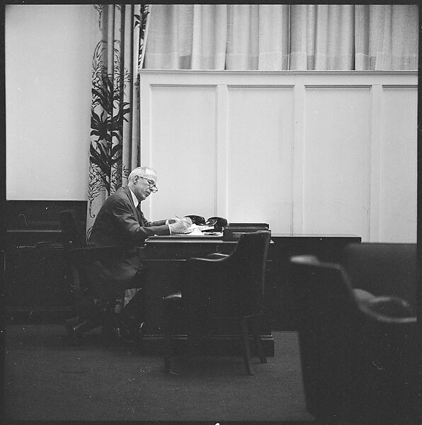 [489 Views and Studies of Brown Brothers Harriman & Company Bankers, Their Offices, and Employees at Work, and Related Views of Partners' Residences, Commissioned by Doubleday & Company for "Partners in Banking", Published 1968], Walker Evans (American, St. Louis, Missouri 1903–1975 New Haven, Connecticut), Film negative