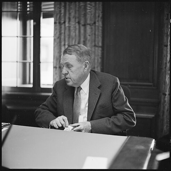 [48 Portraits of Unidentified Business Executive Seated in Office, Probably Commissioned by Fortune Magazine], Walker Evans (American, St. Louis, Missouri 1903–1975 New Haven, Connecticut), Film negative