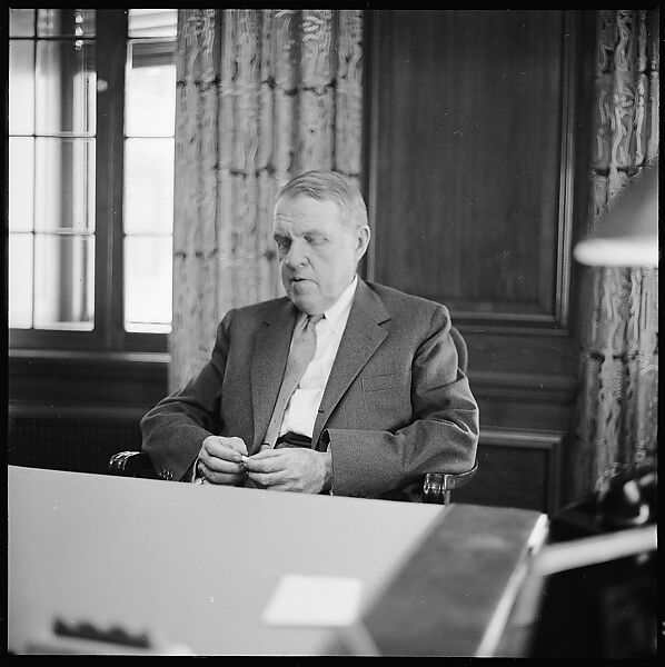 [48 Portraits of Unidentified Business Executive Seated in Office, Probably Commissioned by Fortune Magazine], Walker Evans (American, St. Louis, Missouri 1903–1975 New Haven, Connecticut), Film negative