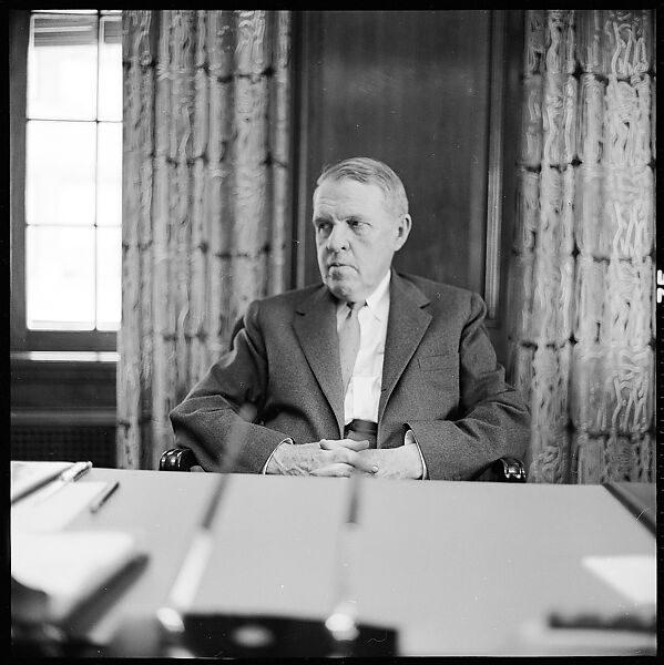 [48 Portraits of Unidentified Business Executive Seated in Office, Probably Commissioned by Fortune Magazine], Walker Evans (American, St. Louis, Missouri 1903–1975 New Haven, Connecticut), Film negative