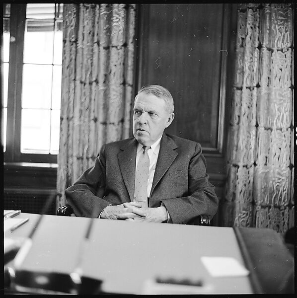 [48 Portraits of Unidentified Business Executive Seated in Office, Probably Commissioned by Fortune Magazine], Walker Evans (American, St. Louis, Missouri 1903–1975 New Haven, Connecticut), Film negative