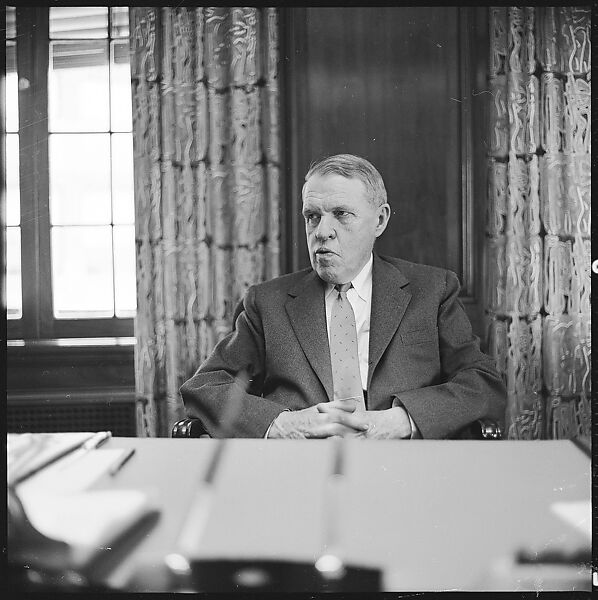 [48 Portraits of Unidentified Business Executive Seated in Office, Probably Commissioned by Fortune Magazine], Walker Evans (American, St. Louis, Missouri 1903–1975 New Haven, Connecticut), Film negative