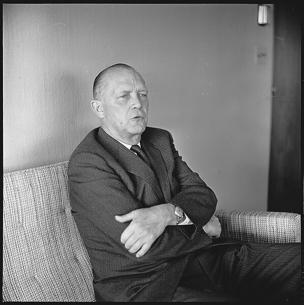 [53 Portraits of Ford, Rockefeller, and Carnegie Foundation Heads, New York City, Commissioned by Vogue Magazine and Probably Unused], Walker Evans (American, St. Louis, Missouri 1903–1975 New Haven, Connecticut), Film negative