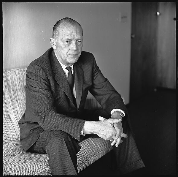[53 Portraits of Ford, Rockefeller, and Carnegie Foundation Heads, New York City, Commissioned by Vogue Magazine and Probably Unused], Walker Evans (American, St. Louis, Missouri 1903–1975 New Haven, Connecticut), Film negative