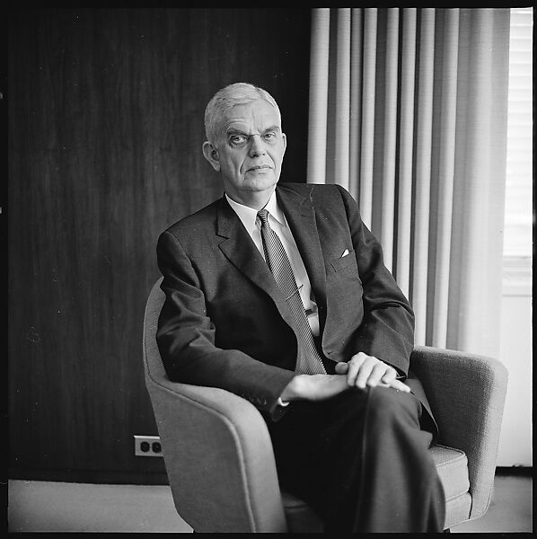 [53 Portraits of Ford, Rockefeller, and Carnegie Foundation Heads, New York City, Commissioned by Vogue Magazine and Probably Unused], Walker Evans (American, St. Louis, Missouri 1903–1975 New Haven, Connecticut), Film negative