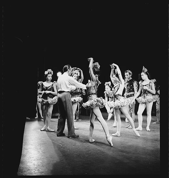 [42 Studies of Ballet Theatre Company, New York City, Including: Rehearsal and Makeup Scenes, Commissioned by Fortune Magazine for "The Boom in Ballet", Published December 1945], Walker Evans (American, St. Louis, Missouri 1903–1975 New Haven, Connecticut), Film negative