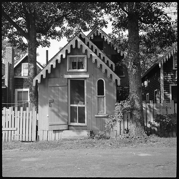 [24 Portraits, Views, and Studies: Jane Smith Ninas, Olivia Saunders Agee, Peggy Hobson, and Folk Victorian Cottages at Oak Bluffs, and Edgartown Tombstones, Martha's Vineyard, Massachusetts], Walker Evans (American, St. Louis, Missouri 1903–1975 New Haven, Connecticut), Film negative