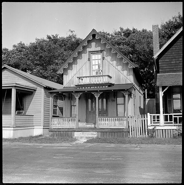 [24 Portraits, Views, and Studies: Jane Smith Ninas, Olivia Saunders Agee, Peggy Hobson, and Folk Victorian Cottages at Oak Bluffs, and Edgartown Tombstones, Martha's Vineyard, Massachusetts], Walker Evans (American, St. Louis, Missouri 1903–1975 New Haven, Connecticut), Film negative