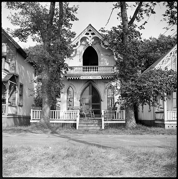 [24 Portraits, Views, and Studies: Jane Smith Ninas, Olivia Saunders Agee, Peggy Hobson, and Folk Victorian Cottages at Oak Bluffs, and Edgartown Tombstones, Martha's Vineyard, Massachusetts], Walker Evans (American, St. Louis, Missouri 1903–1975 New Haven, Connecticut), Film negative