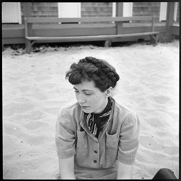 [24 Portraits, Views, and Studies: Jane Smith Ninas, Olivia Saunders Agee, Peggy Hobson, and Folk Victorian Cottages at Oak Bluffs, and Edgartown Tombstones, Martha's Vineyard, Massachusetts], Walker Evans (American, St. Louis, Missouri 1903–1975 New Haven, Connecticut), Film negative