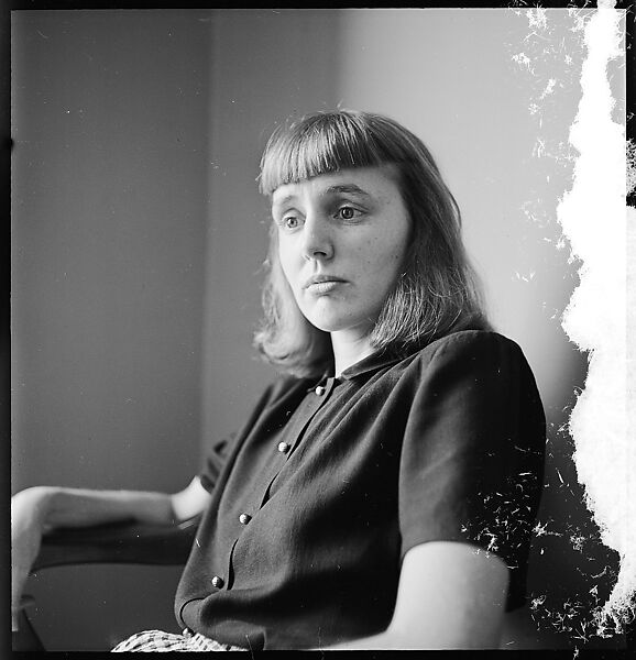 [168 Portraits, Views, and Studies: Unidentified Woman Looking at Photographs with Friend, Walking in Central Park Zoo, and Related Park and Skyline Views, New York City], Walker Evans (American, St. Louis, Missouri 1903–1975 New Haven, Connecticut), Film negative