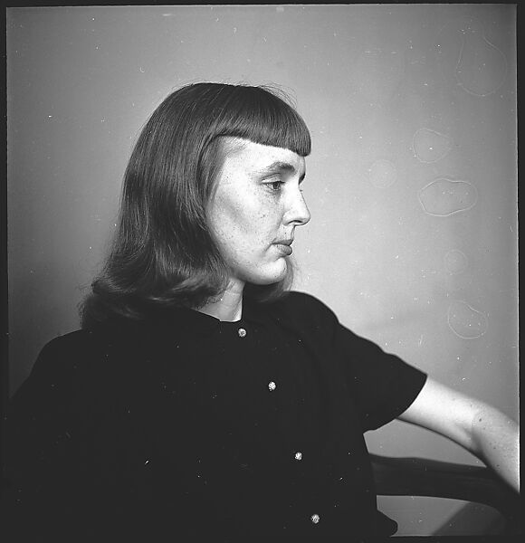 [168 Portraits, Views, and Studies: Unidentified Woman Looking at Photographs with Friend, Walking in Central Park Zoo, and Related Park and Skyline Views, New York City], Walker Evans (American, St. Louis, Missouri 1903–1975 New Haven, Connecticut), Film negative