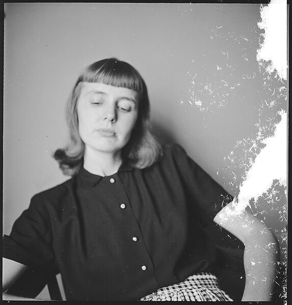 [168 Portraits, Views, and Studies: Unidentified Woman Looking at Photographs with Friend, Walking in Central Park Zoo, and Related Park and Skyline Views, New York City], Walker Evans (American, St. Louis, Missouri 1903–1975 New Haven, Connecticut), Film negative