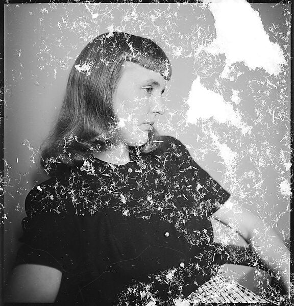 [168 Portraits, Views, and Studies: Unidentified Woman Looking at Photographs with Friend, Walking in Central Park Zoo, and Related Park and Skyline Views, New York City], Walker Evans (American, St. Louis, Missouri 1903–1975 New Haven, Connecticut), Film negative