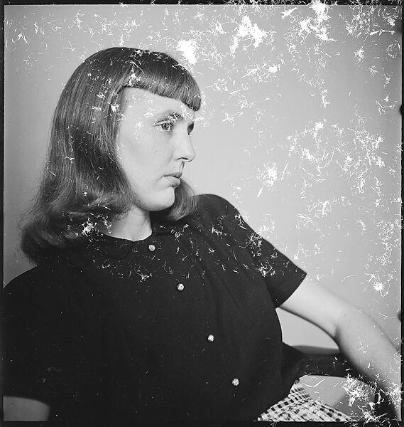 [168 Portraits, Views, and Studies: Unidentified Woman Looking at Photographs with Friend, Walking in Central Park Zoo, and Related Park and Skyline Views, New York City], Walker Evans (American, St. Louis, Missouri 1903–1975 New Haven, Connecticut), Film negative