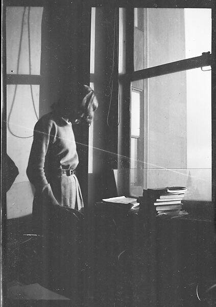 [168 Portraits, Views, and Studies: Unidentified Woman Looking at Photographs with Friend, Walking in Central Park Zoo, and Related Park and Skyline Views, New York City], Walker Evans (American, St. Louis, Missouri 1903–1975 New Haven, Connecticut), Film negative