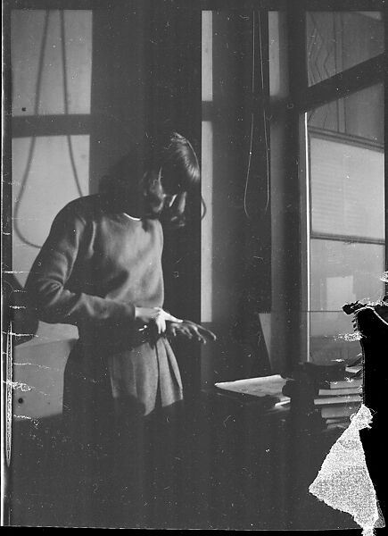 [168 Portraits, Views, and Studies: Unidentified Woman Looking at Photographs with Friend, Walking in Central Park Zoo, and Related Park and Skyline Views, New York City], Walker Evans (American, St. Louis, Missouri 1903–1975 New Haven, Connecticut), Film negative