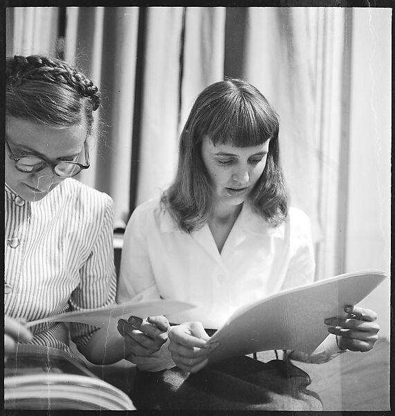 [168 Portraits, Views, and Studies: Unidentified Woman Looking at Photographs with Friend, Walking in Central Park Zoo, and Related Park and Skyline Views, New York City], Walker Evans (American, St. Louis, Missouri 1903–1975 New Haven, Connecticut), Film negative