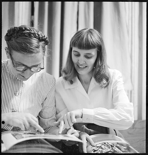 [168 Portraits, Views, and Studies: Unidentified Woman Looking at Photographs with Friend, Walking in Central Park Zoo, and Related Park and Skyline Views, New York City], Walker Evans (American, St. Louis, Missouri 1903–1975 New Haven, Connecticut), Film negative
