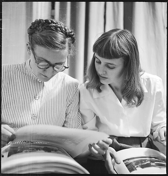 [168 Portraits, Views, and Studies: Unidentified Woman Looking at Photographs with Friend, Walking in Central Park Zoo, and Related Park and Skyline Views, New York City], Walker Evans (American, St. Louis, Missouri 1903–1975 New Haven, Connecticut), Film negative