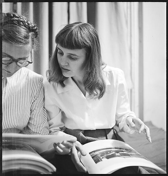 [168 Portraits, Views, and Studies: Unidentified Woman Looking at Photographs with Friend, Walking in Central Park Zoo, and Related Park and Skyline Views, New York City], Walker Evans (American, St. Louis, Missouri 1903–1975 New Haven, Connecticut), Film negative