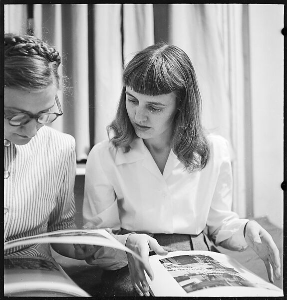 [168 Portraits, Views, and Studies: Unidentified Woman Looking at Photographs with Friend, Walking in Central Park Zoo, and Related Park and Skyline Views, New York City], Walker Evans (American, St. Louis, Missouri 1903–1975 New Haven, Connecticut), Film negative