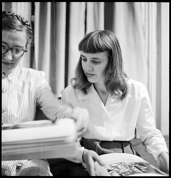 [168 Portraits, Views, and Studies: Unidentified Woman Looking at Photographs with Friend, Walking in Central Park Zoo, and Related Park and Skyline Views, New York City], Walker Evans (American, St. Louis, Missouri 1903–1975 New Haven, Connecticut), Film negative