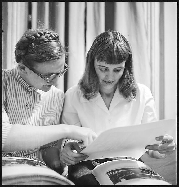 [168 Portraits, Views, and Studies: Unidentified Woman Looking at Photographs with Friend, Walking in Central Park Zoo, and Related Park and Skyline Views, New York City], Walker Evans (American, St. Louis, Missouri 1903–1975 New Haven, Connecticut), Film negative
