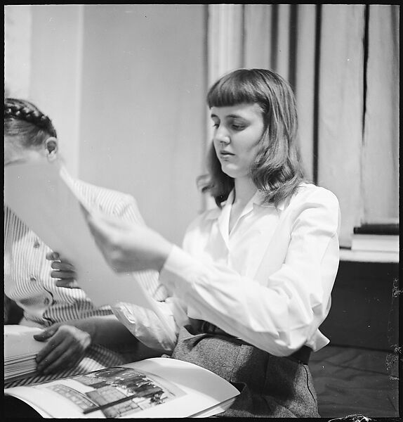[168 Portraits, Views, and Studies: Unidentified Woman Looking at Photographs with Friend, Walking in Central Park Zoo, and Related Park and Skyline Views, New York City], Walker Evans (American, St. Louis, Missouri 1903–1975 New Haven, Connecticut), Film negative