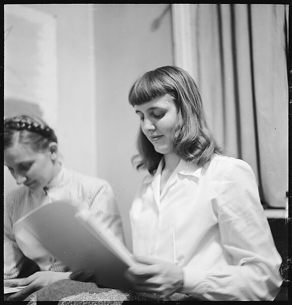 [168 Portraits, Views, and Studies: Unidentified Woman Looking at Photographs with Friend, Walking in Central Park Zoo, and Related Park and Skyline Views, New York City], Walker Evans (American, St. Louis, Missouri 1903–1975 New Haven, Connecticut), Film negative