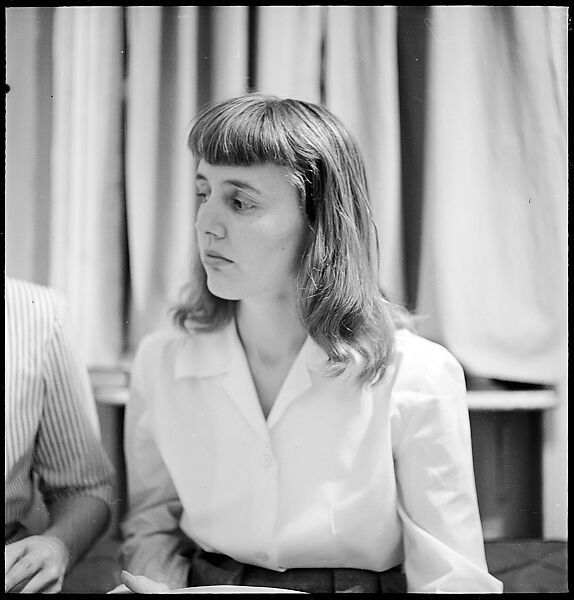 [168 Portraits, Views, and Studies: Unidentified Woman Looking at Photographs with Friend, Walking in Central Park Zoo, and Related Park and Skyline Views, New York City], Walker Evans (American, St. Louis, Missouri 1903–1975 New Haven, Connecticut), Film negative