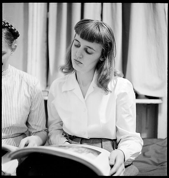 [168 Portraits, Views, and Studies: Unidentified Woman Looking at Photographs with Friend, Walking in Central Park Zoo, and Related Park and Skyline Views, New York City], Walker Evans (American, St. Louis, Missouri 1903–1975 New Haven, Connecticut), Film negative