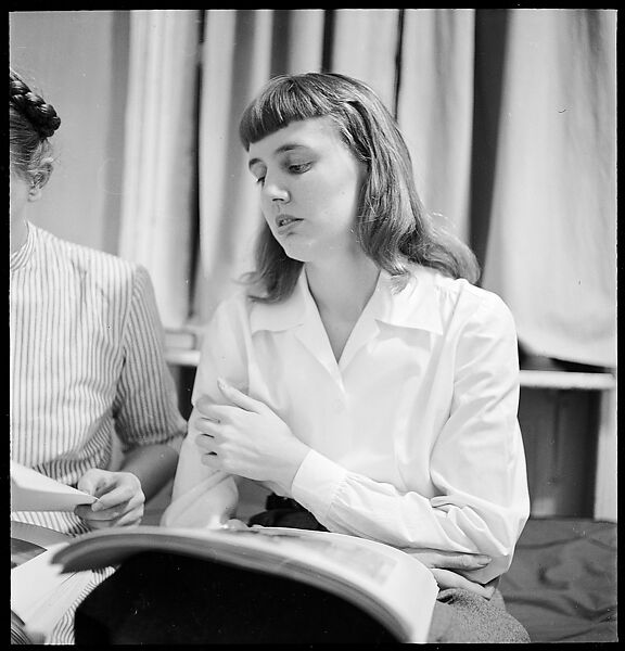 [168 Portraits, Views, and Studies: Unidentified Woman Looking at Photographs with Friend, Walking in Central Park Zoo, and Related Park and Skyline Views, New York City], Walker Evans (American, St. Louis, Missouri 1903–1975 New Haven, Connecticut), Film negative