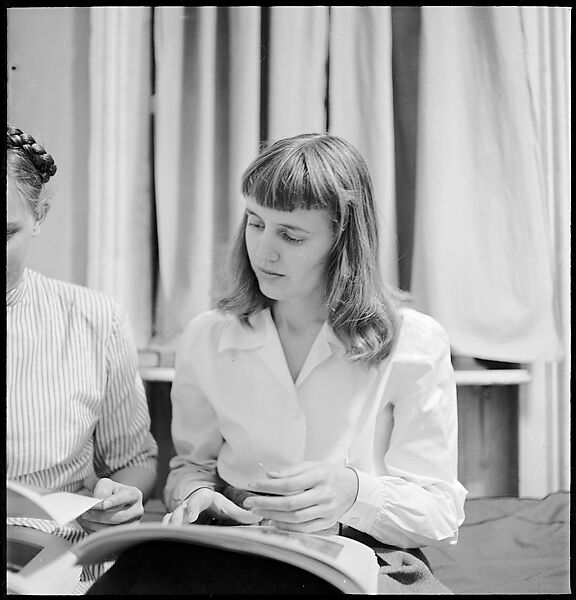 [168 Portraits, Views, and Studies: Unidentified Woman Looking at Photographs with Friend, Walking in Central Park Zoo, and Related Park and Skyline Views, New York City], Walker Evans (American, St. Louis, Missouri 1903–1975 New Haven, Connecticut), Film negative