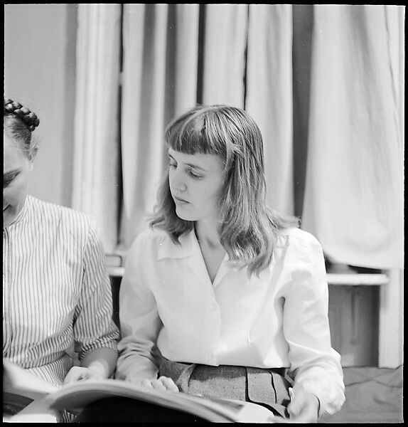 [168 Portraits, Views, and Studies: Unidentified Woman Looking at Photographs with Friend, Walking in Central Park Zoo, and Related Park and Skyline Views, New York City], Walker Evans (American, St. Louis, Missouri 1903–1975 New Haven, Connecticut), Film negative