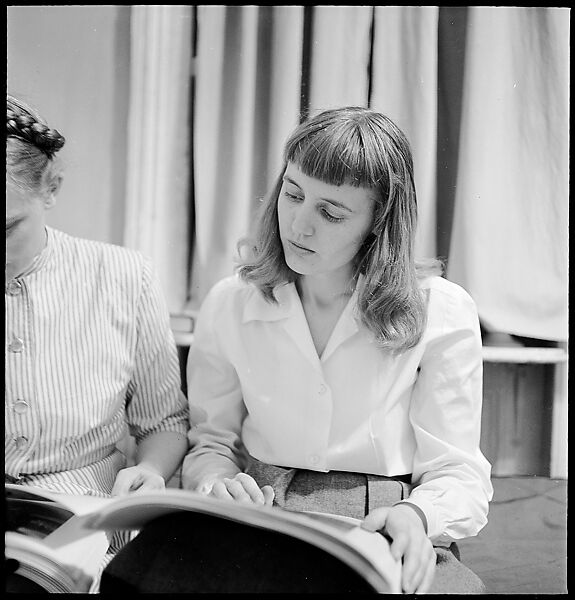 [168 Portraits, Views, and Studies: Unidentified Woman Looking at Photographs with Friend, Walking in Central Park Zoo, and Related Park and Skyline Views, New York City], Walker Evans (American, St. Louis, Missouri 1903–1975 New Haven, Connecticut), Film negative