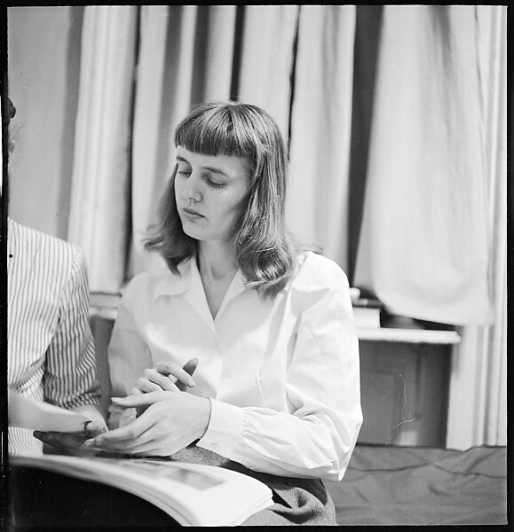[168 Portraits, Views, and Studies: Unidentified Woman Looking at Photographs with Friend, Walking in Central Park Zoo, and Related Park and Skyline Views, New York City], Walker Evans (American, St. Louis, Missouri 1903–1975 New Haven, Connecticut), Film negative