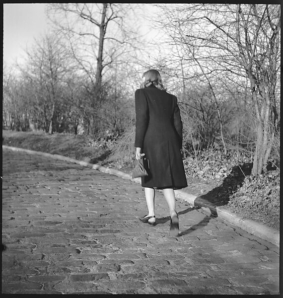 [168 Portraits, Views, and Studies: Unidentified Woman Looking at Photographs with Friend, Walking in Central Park Zoo, and Related Park and Skyline Views, New York City], Walker Evans (American, St. Louis, Missouri 1903–1975 New Haven, Connecticut), Film negative