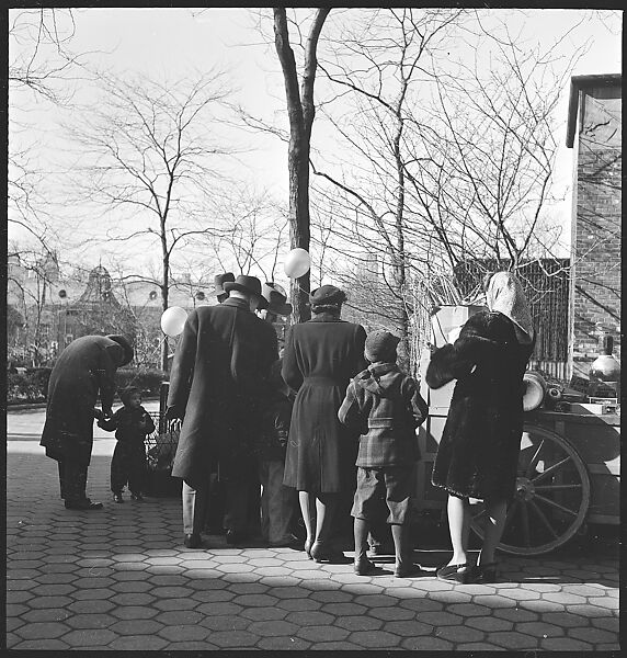 [168 Portraits, Views, and Studies: Unidentified Woman Looking at Photographs with Friend, Walking in Central Park Zoo, and Related Park and Skyline Views, New York City], Walker Evans (American, St. Louis, Missouri 1903–1975 New Haven, Connecticut), Film negative
