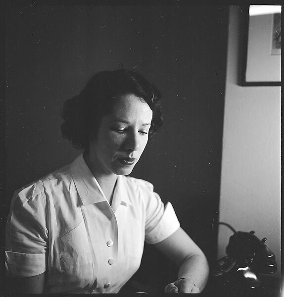 [44 Portraits and Views: Unidentified Doctor ("Lucas"), Nurse ("Dannenberg"), and Office (40), and Jane Smith Evans and Billie Voorhees in 441 East 92nd Street Apartment (4), New York City], Walker Evans (American, St. Louis, Missouri 1903–1975 New Haven, Connecticut), Film negative