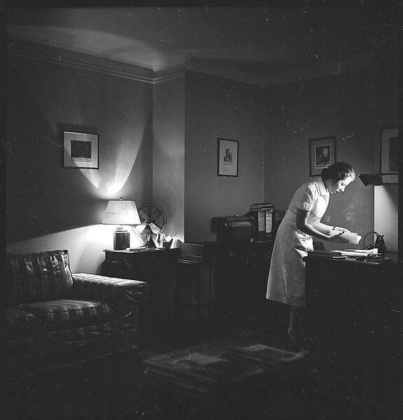 [44 Portraits and Views: Unidentified Doctor ("Lucas"), Nurse ("Dannenberg"), and Office (40), and Jane Smith Evans and Billie Voorhees in 441 East 92nd Street Apartment (4), New York City], Walker Evans (American, St. Louis, Missouri 1903–1975 New Haven, Connecticut), Film negative
