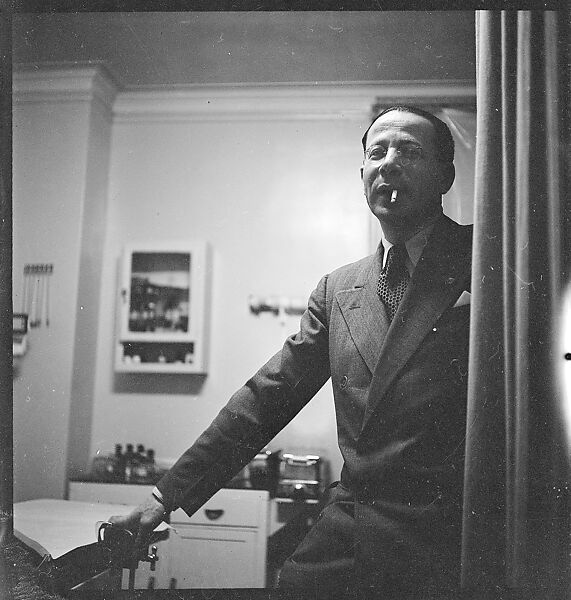 [44 Portraits and Views: Unidentified Doctor ("Lucas"), Nurse ("Dannenberg"), and Office (40), and Jane Smith Evans and Billie Voorhees in 441 East 92nd Street Apartment (4), New York City], Walker Evans (American, St. Louis, Missouri 1903–1975 New Haven, Connecticut), Film negative