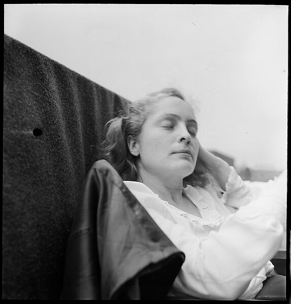 [36 Portraits of Eleanor Clark on Roof of 441 East 92nd Street Apartment Building, New York City], Walker Evans (American, St. Louis, Missouri 1903–1975 New Haven, Connecticut), Film negative