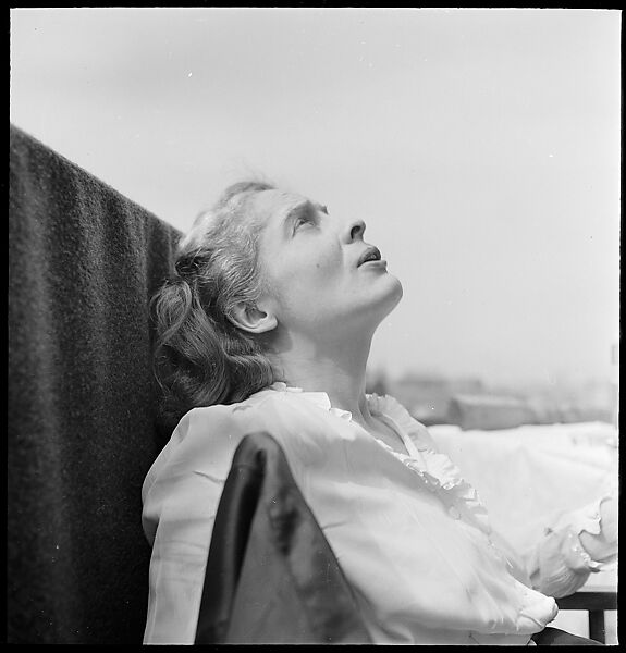 [36 Portraits of Eleanor Clark on Roof of 441 East 92nd Street Apartment Building, New York City], Walker Evans (American, St. Louis, Missouri 1903–1975 New Haven, Connecticut), Film negative